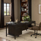 Suspension Desk - Smoked Black Veneer