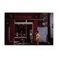 Saint-Tropez Boucherie by Slim Aarons - White Maple Floater