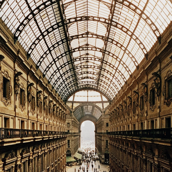 Galleria Vittorio Emanuele II by Slim Aarons - White Oak Floater