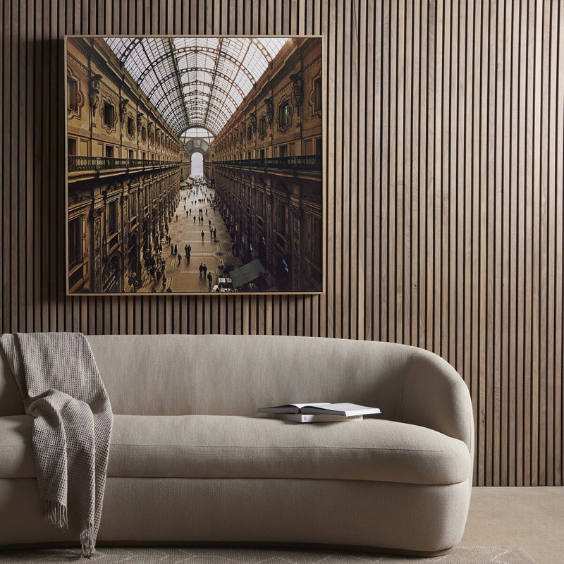 Galleria Vittorio Emanuele II by Slim Aarons - White Oak Floater