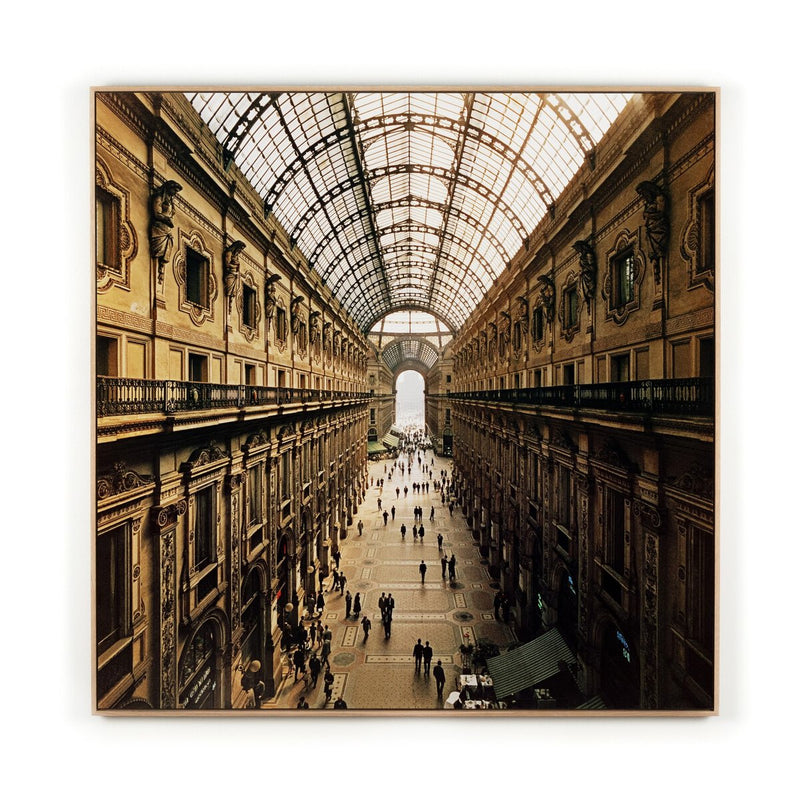 Galleria Vittorio Emanuele II by Slim Aarons - White Oak Floater