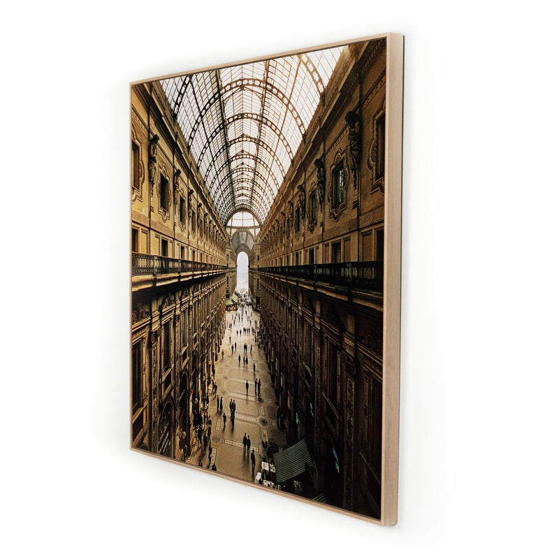 Galleria Vittorio Emanuele II by Slim Aarons - White Oak Floater
