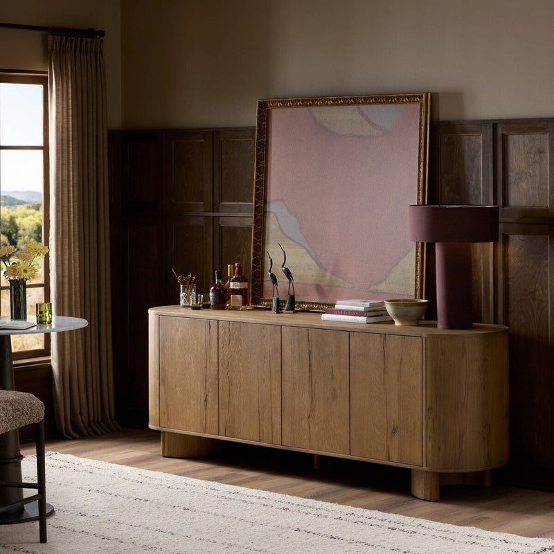 Paden Sideboard - Worn Oak Veneer