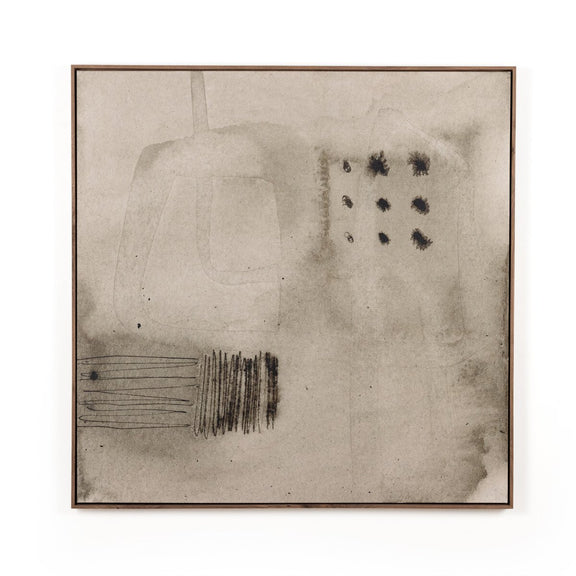 Study VI by Jess Engle - Rustic Walnut Floater
