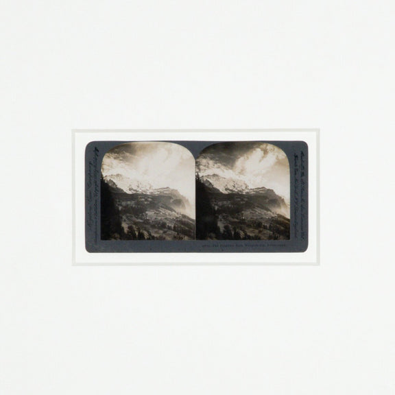 Swiss Alps by Gold Rush Art Co - Rustic Walnut