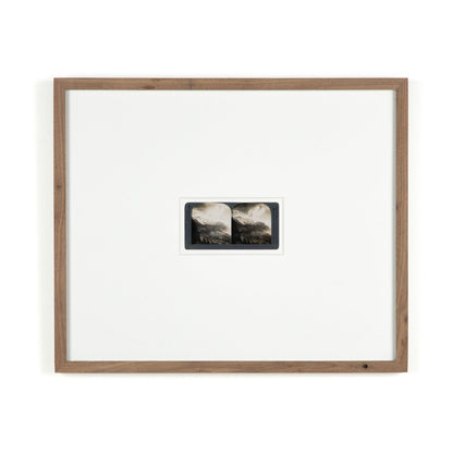 Swiss Alps by Gold Rush Art Co - Rustic Walnut