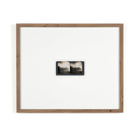 Swiss Alps by Gold Rush Art Co - Rustic Walnut