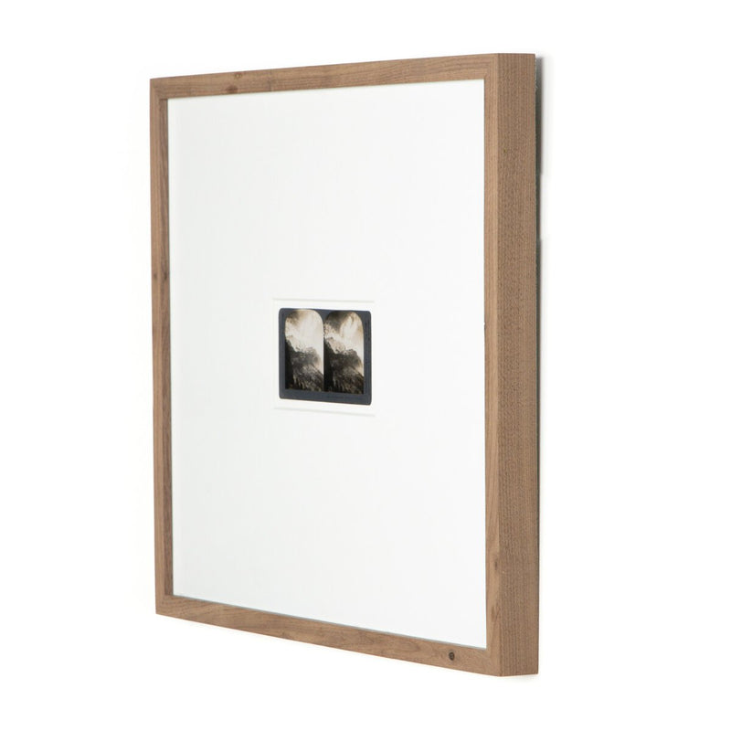 Swiss Alps by Gold Rush Art Co - Rustic Walnut