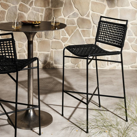 Wharton Outdoor Bar + Counter Stool - Earth Rope