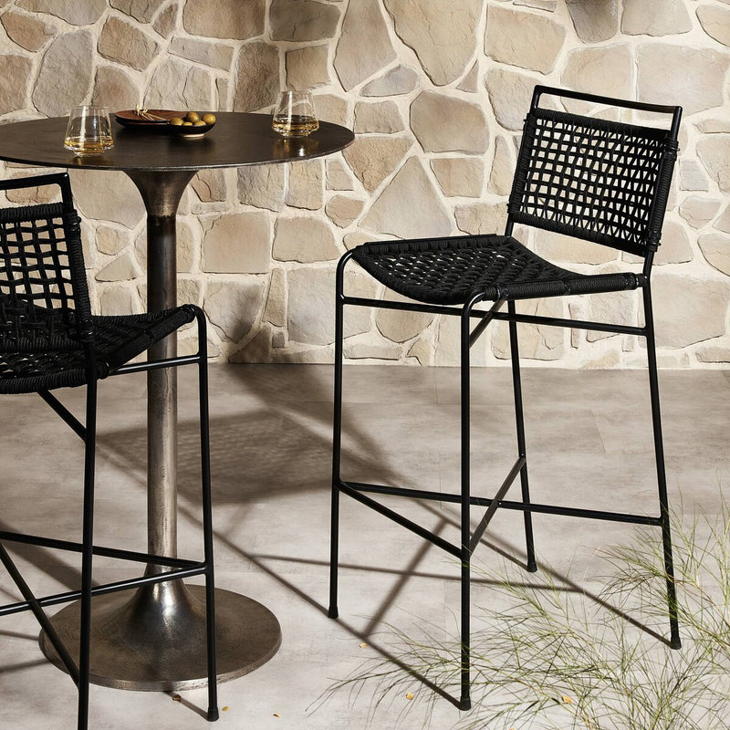 Wharton Outdoor Bar + Counter Stool - Earth Rope