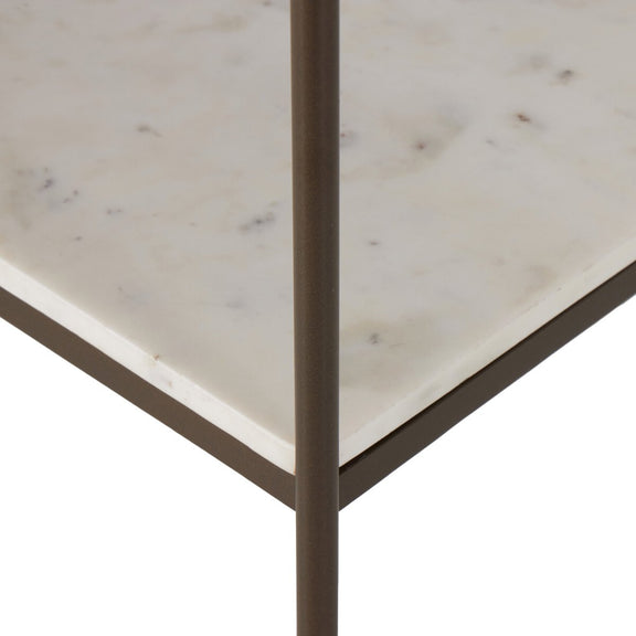 Felix Large Console Table - Antique Brass