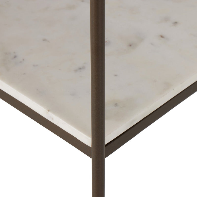 Felix Large Console Table - Antique Brass