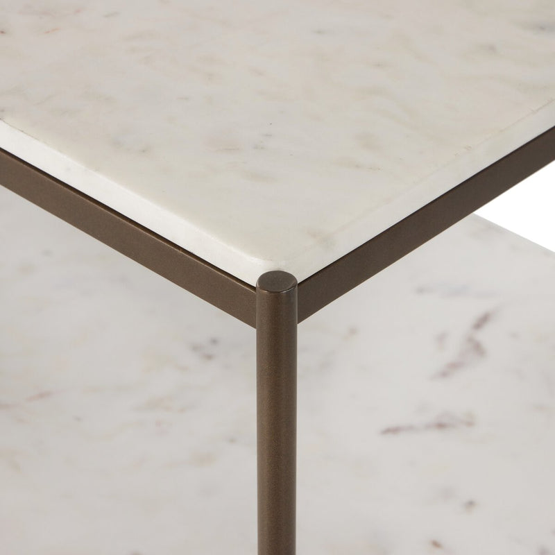 Felix Large Console Table - Antique Brass