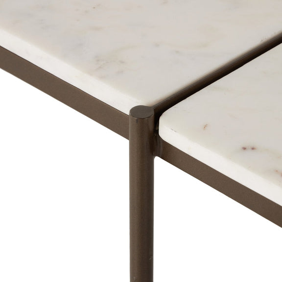 Felix Large Console Table - Antique Brass