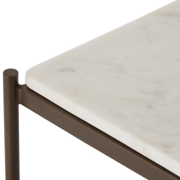 Felix Large Console Table - Antique Brass