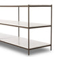 Felix Large Console Table - Antique Brass