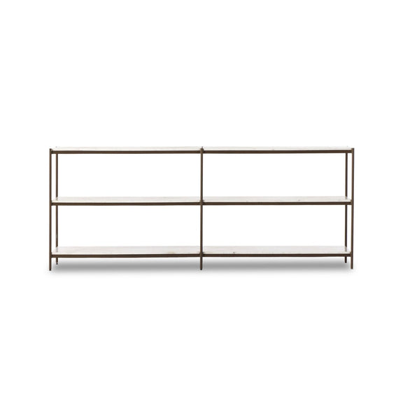 Felix Large Console Table - Antique Brass