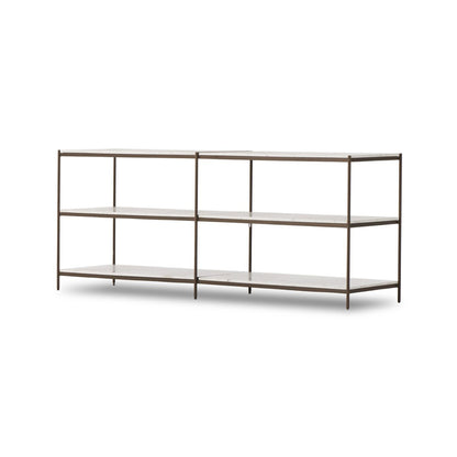 Felix Large Console Table - Antique Brass