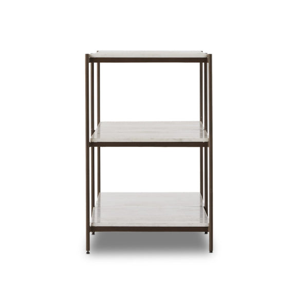 Felix Large Console Table - Antique Brass
