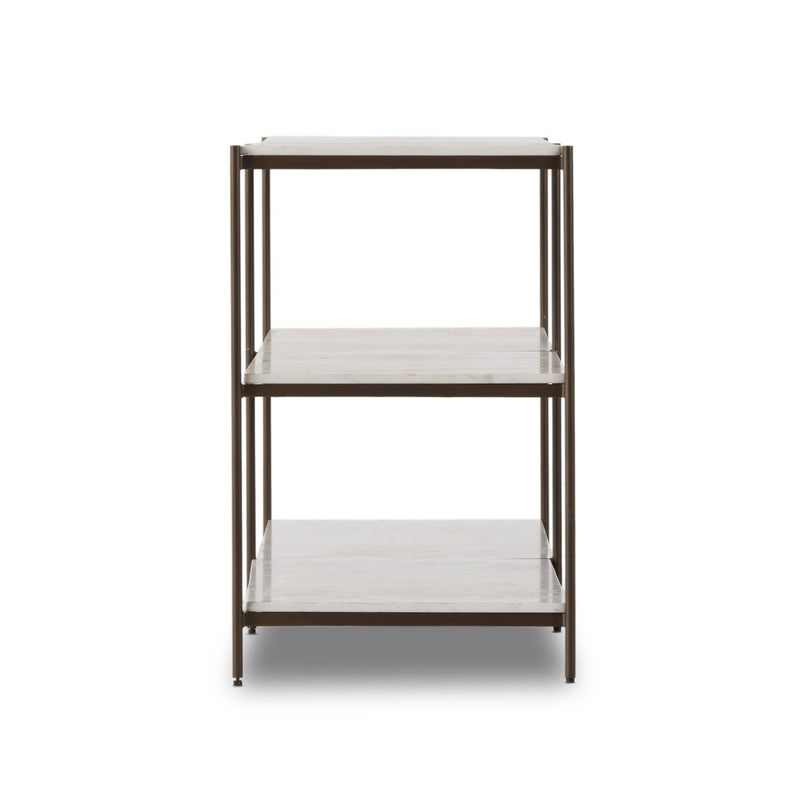 Felix Large Console Table - Antique Brass