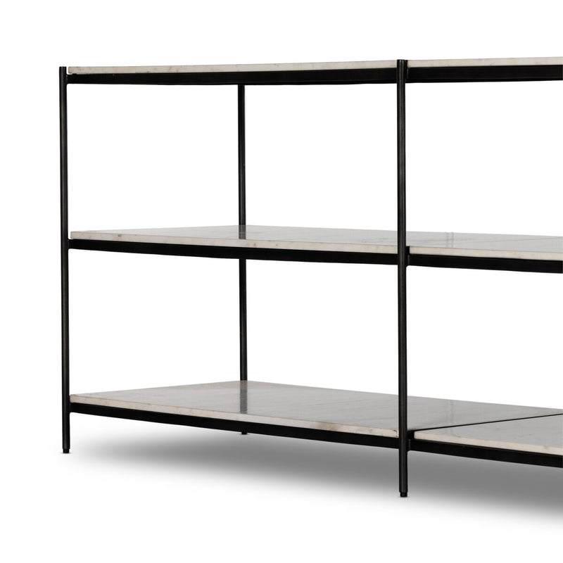 Felix Large Console Table - Hammered Grey