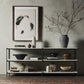 Felix Large Console Table - Hammered Grey