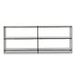 Felix Large Console Table - Hammered Grey