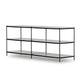 Felix Large Console Table - Hammered Grey