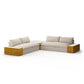 Grant Outdoor 2Pc Sectional W/ Coffee & End Tables