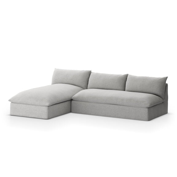 Grant Outdoor 2-Piece Sectional - Faye Ash