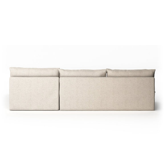 Grant Outdoor 2-Piece Sectional - Faye Sand