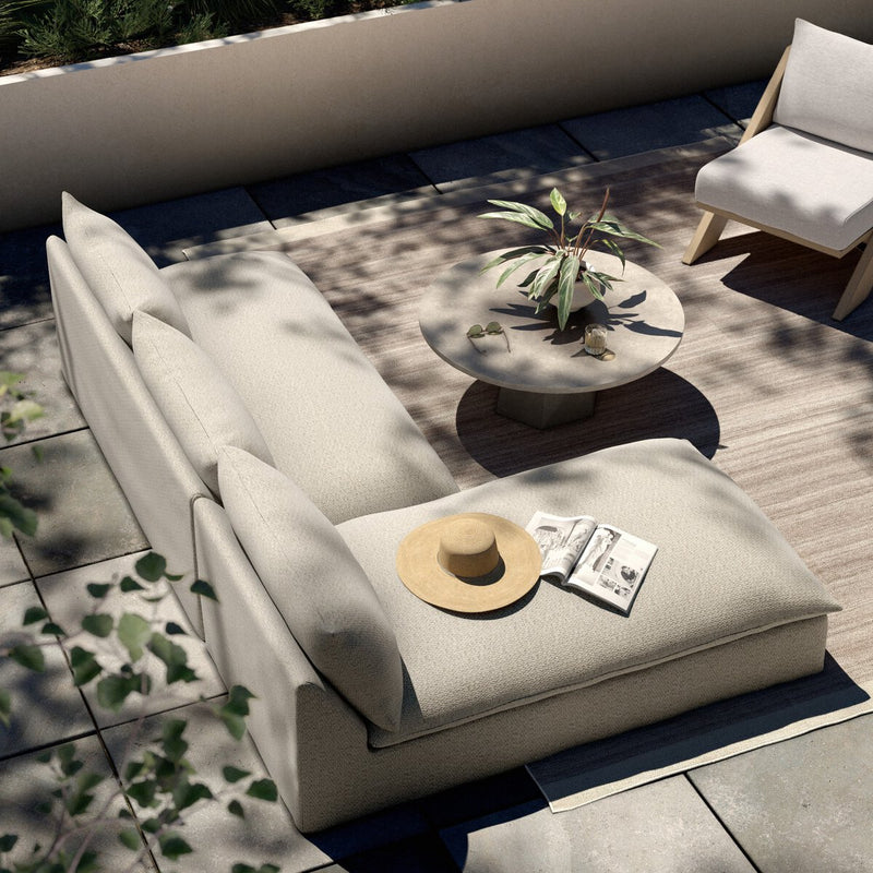 Grant Outdoor 2-Piece Sectional - Faye Sand