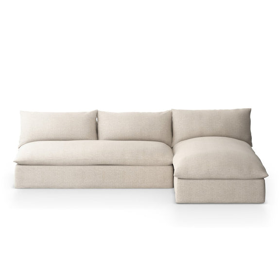 Grant Outdoor 2-Piece Sectional - Faye Sand