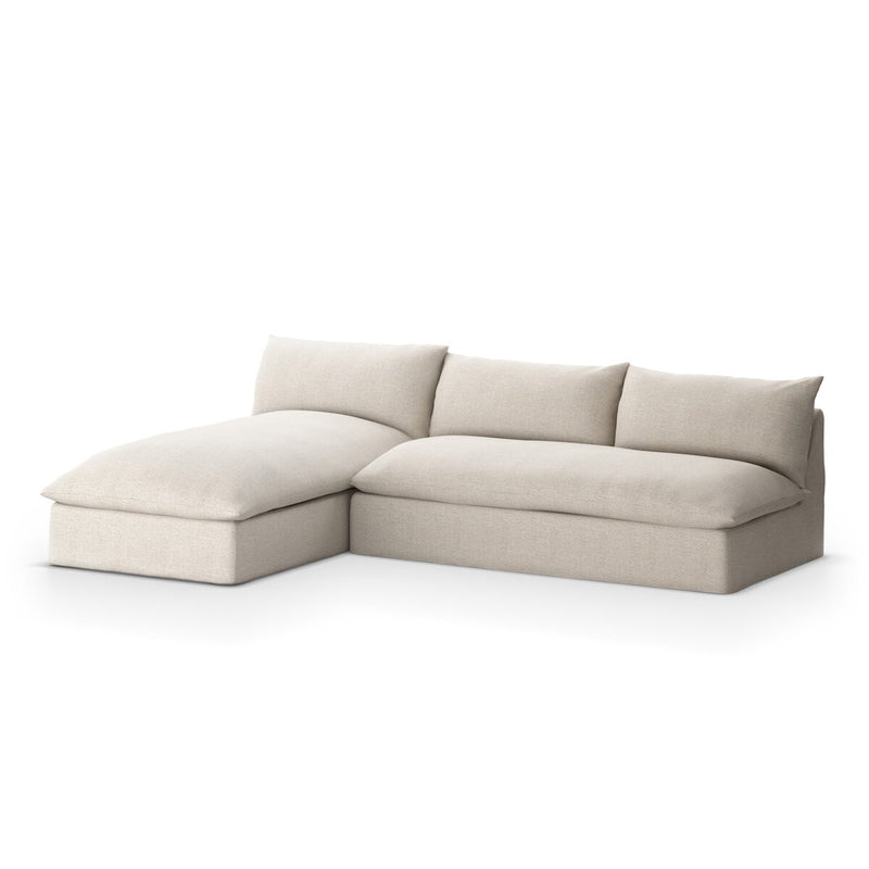 Grant Outdoor 2-Piece Sectional - Faye Sand