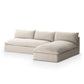 Grant Outdoor 2-Piece Sectional - Faye Sand