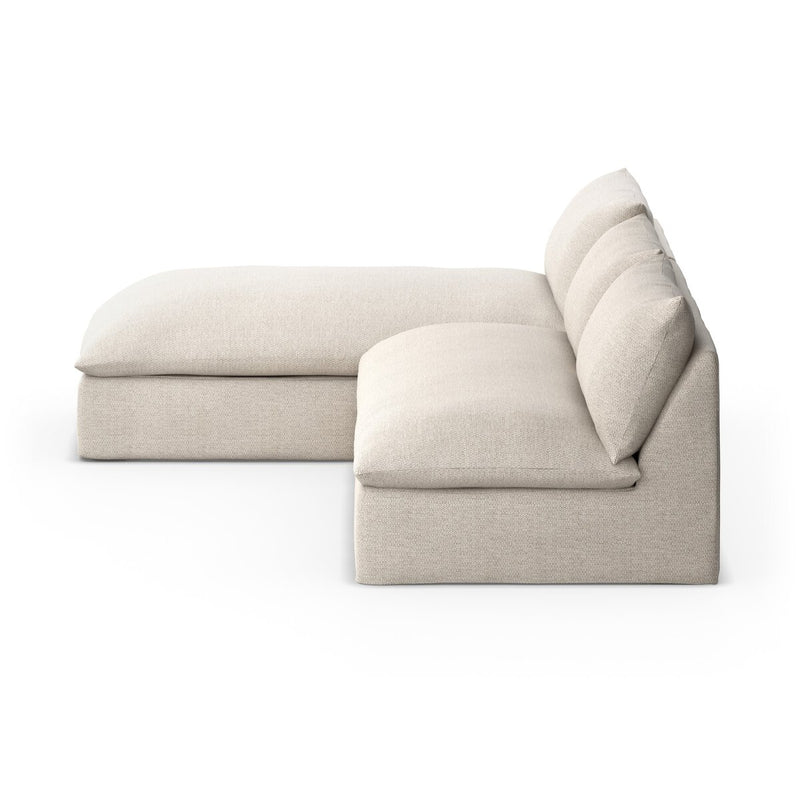 Grant Outdoor 2-Piece Sectional - Faye Sand