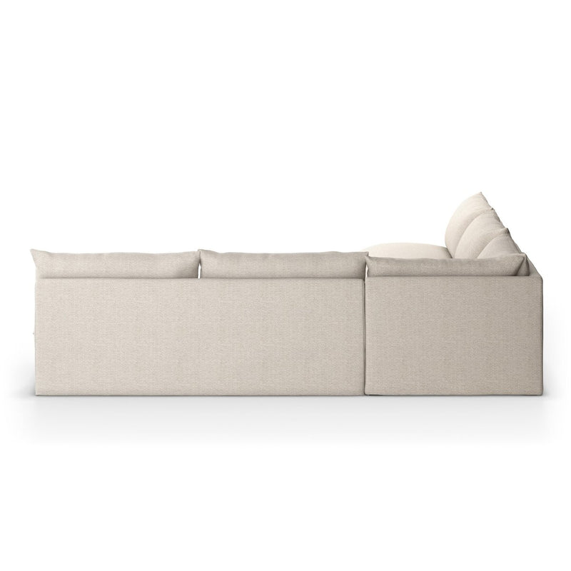 Grant Outdoor 3-Piece Sectional - Faye Sand