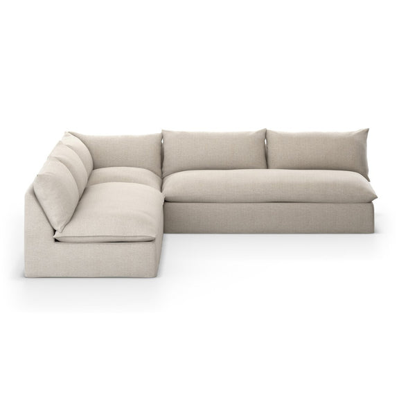 Grant Outdoor 3-Piece Sectional - Faye Sand