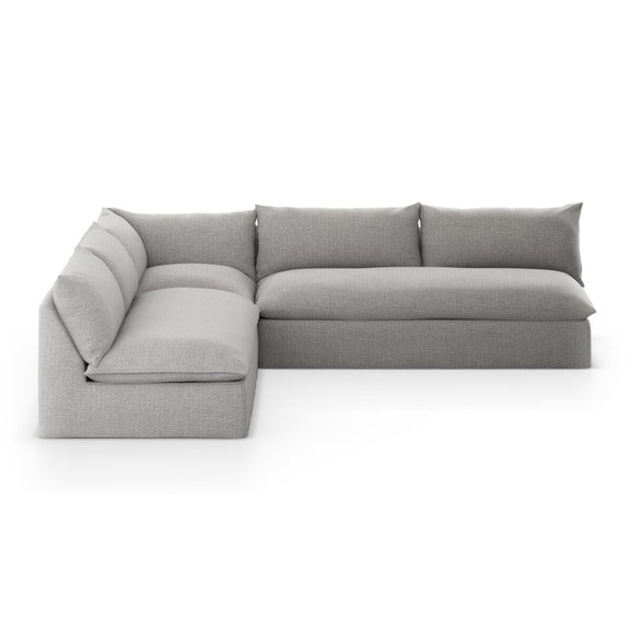 Grant Outdoor 3-Piece Sectional - Faye Ash