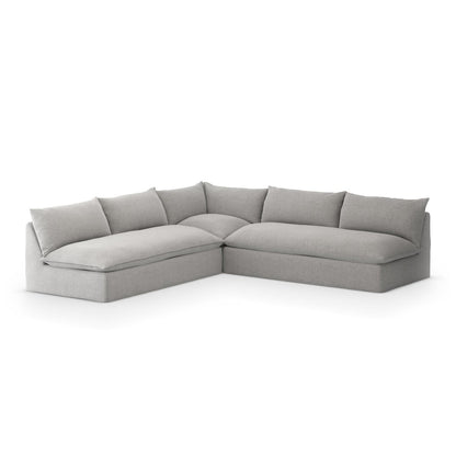 Grant Outdoor 3-Piece Sectional - Faye Ash
