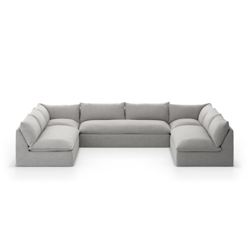 Grant Outdoor 5-Piece Sectional - Faye Ash