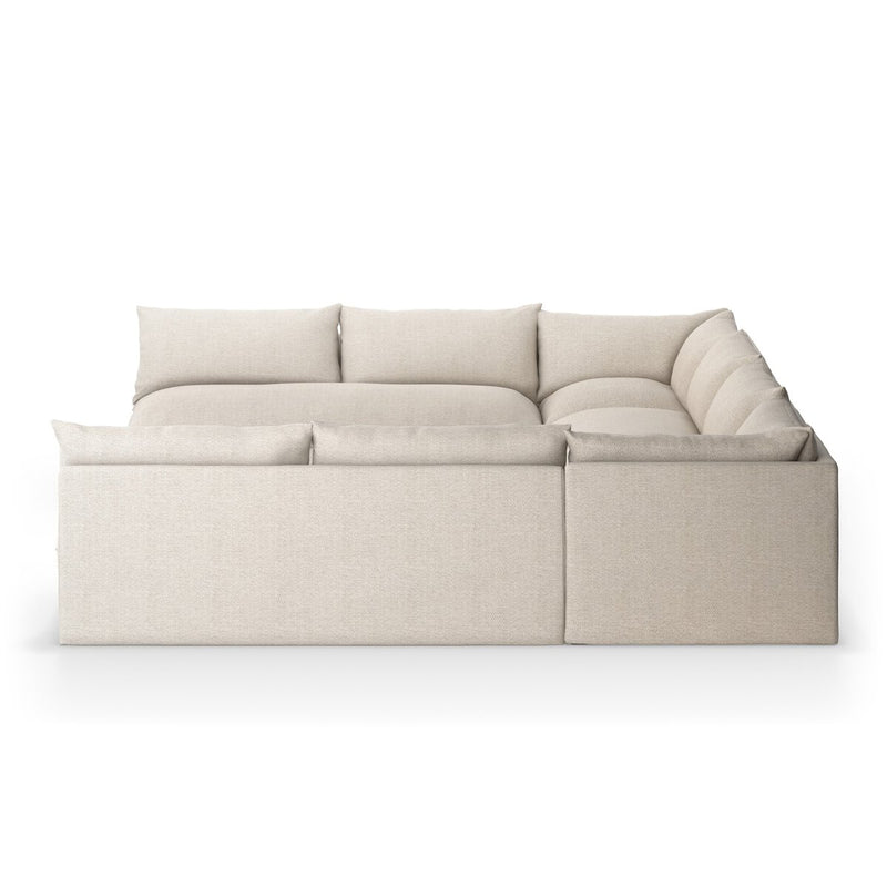 Grant Outdoor 5-Piece Sectional - Faye Sand