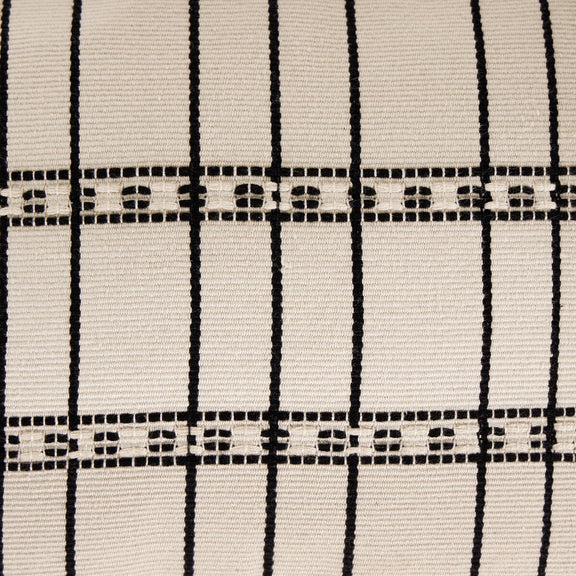 Handwoven Chiapas Pillow - Ivory Cotton