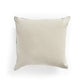 Handwoven Merido Pillow - Black - Beige Cotton