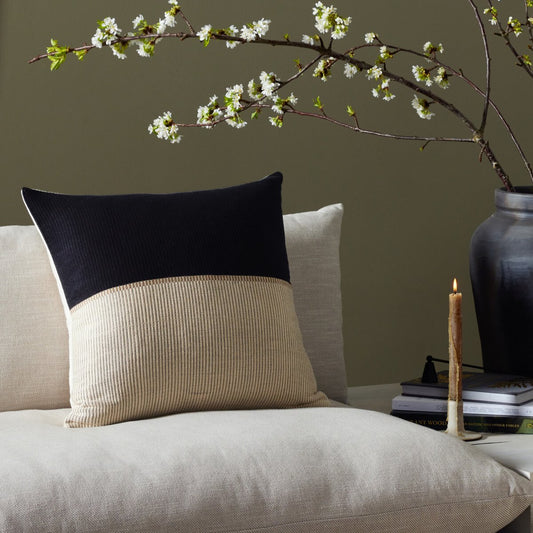 Handwoven Merido Pillow - Black