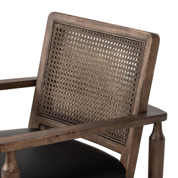 Xavier Dining Armchair - Carson Black