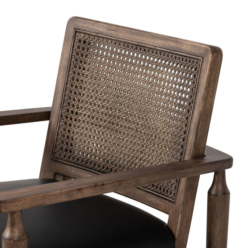 Xavier Dining Armchair - Carson Black