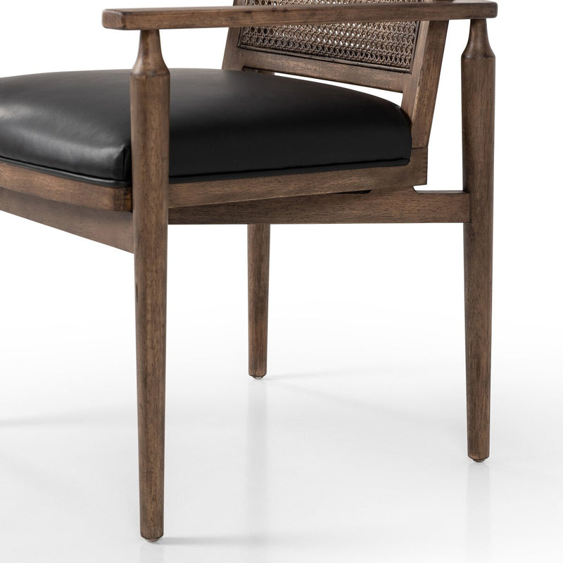 Xavier Dining Armchair - Carson Black