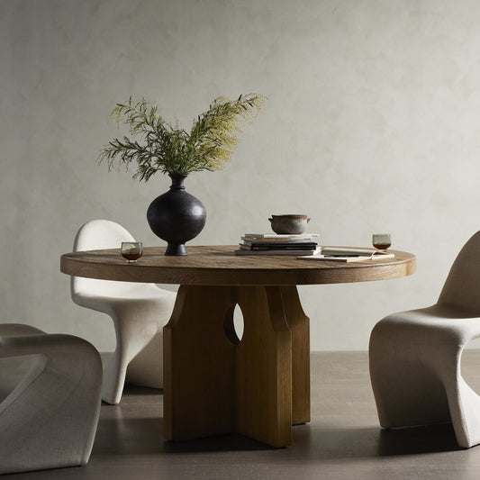 Allandale Round Dining Table - Natural Elm