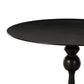 Daffin Round Bistro Table - Black Antique